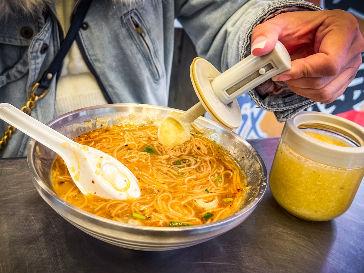 中壢美食,中壢宵夜, 板橋中山公園蚵仔麵線甜不辣(中壢延平店)