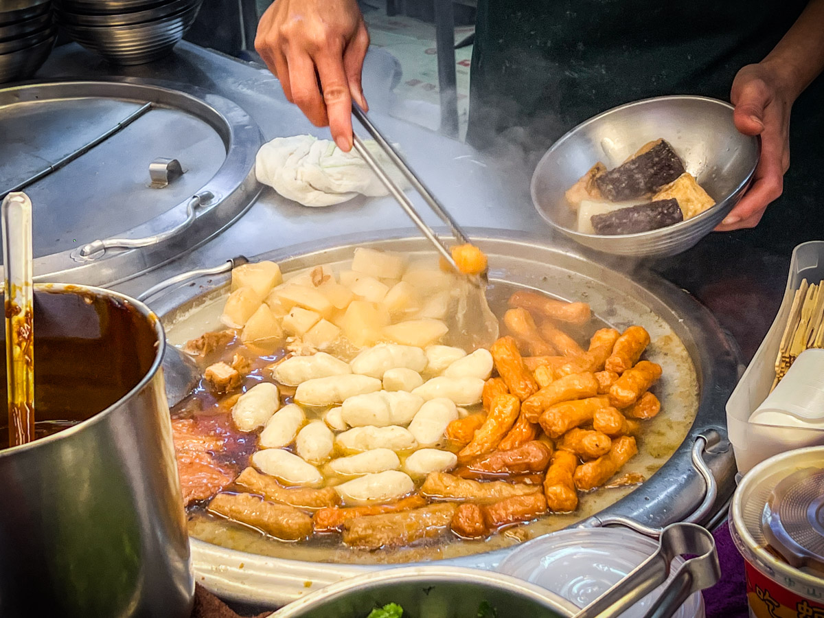 中壢美食,中壢宵夜, 板橋中山公園蚵仔麵線甜不辣(中壢延平店)