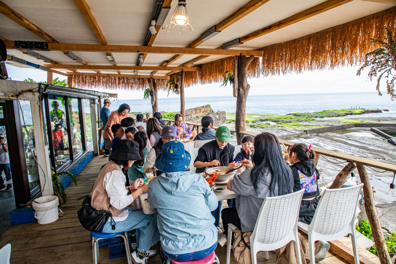 貢寮美食,貢寮海鮮,懸崖上的餐廳(Cilah海的味道）