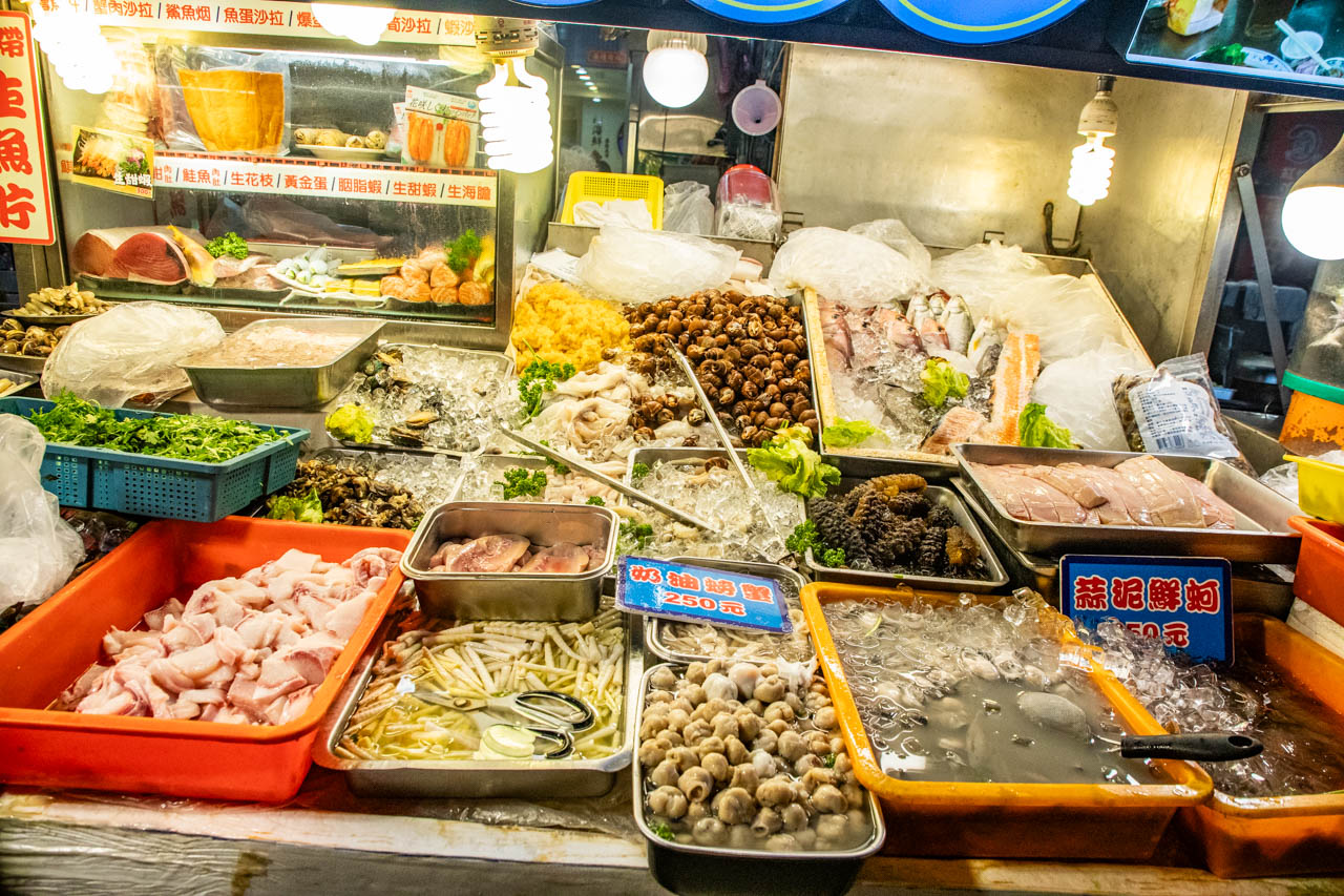 基隆夜市美食,基隆海鮮,松山活海鮮