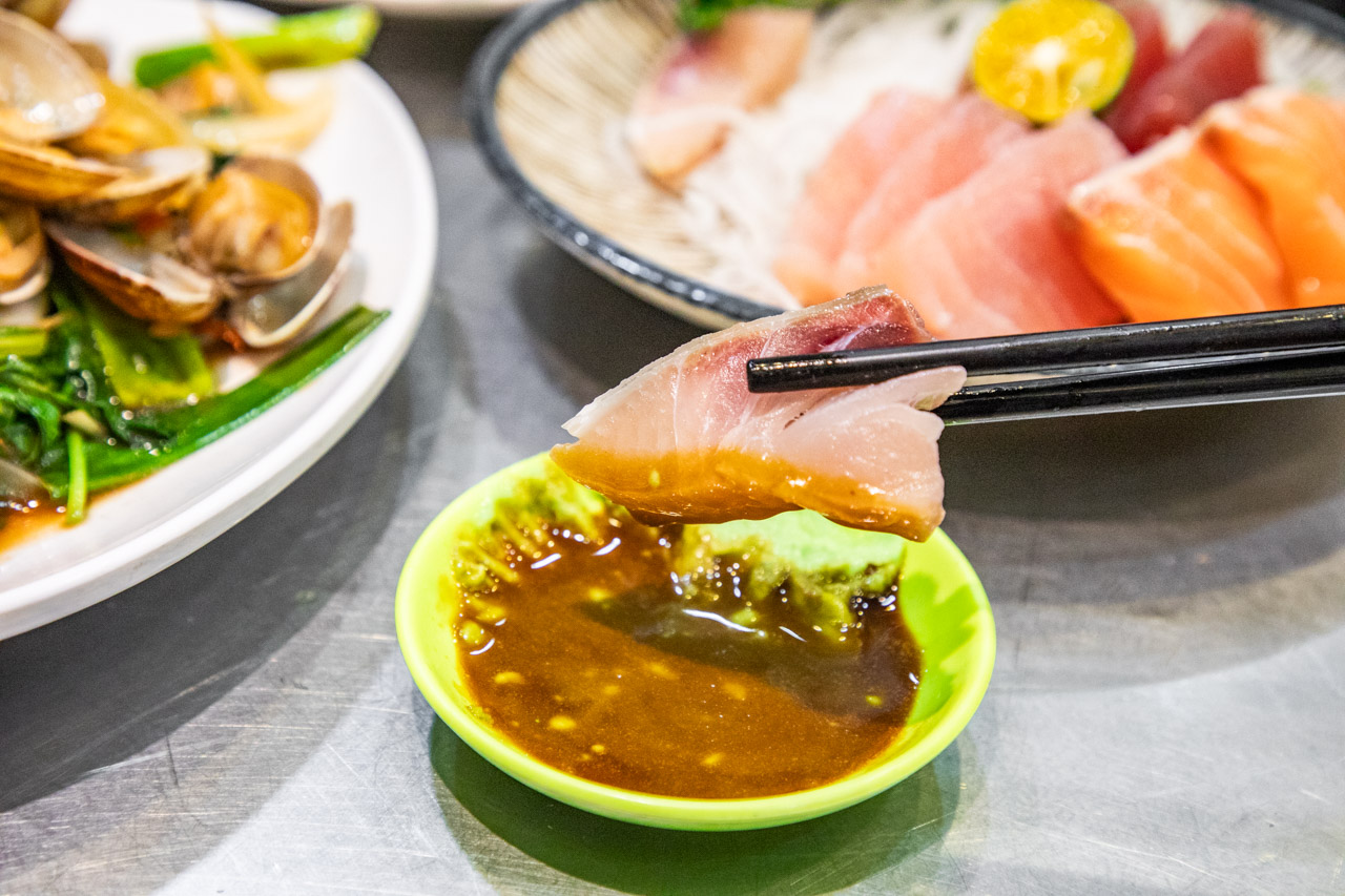 基隆夜市美食,基隆海鮮,松山活海鮮