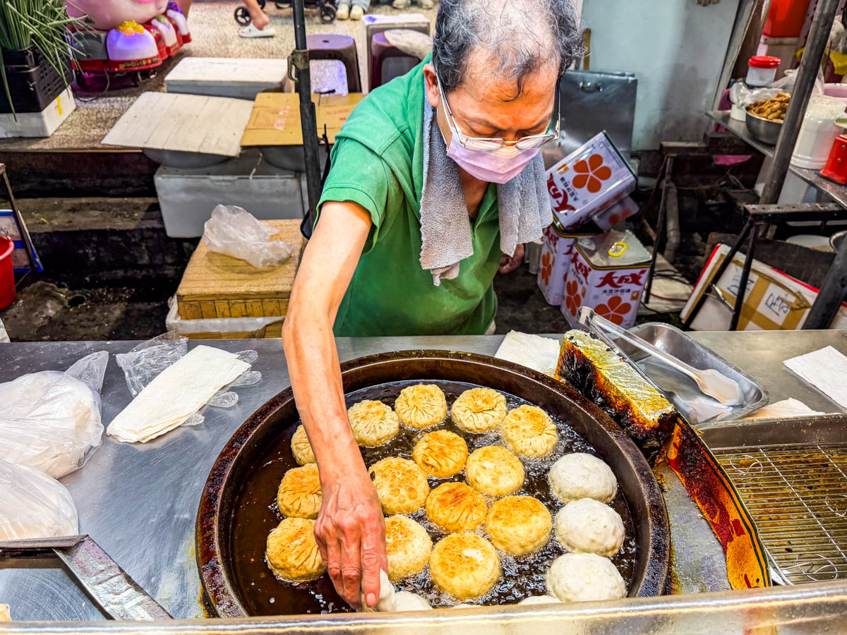 羅東夜市美食,羅東美食,玉本鋪三星蔥餅
