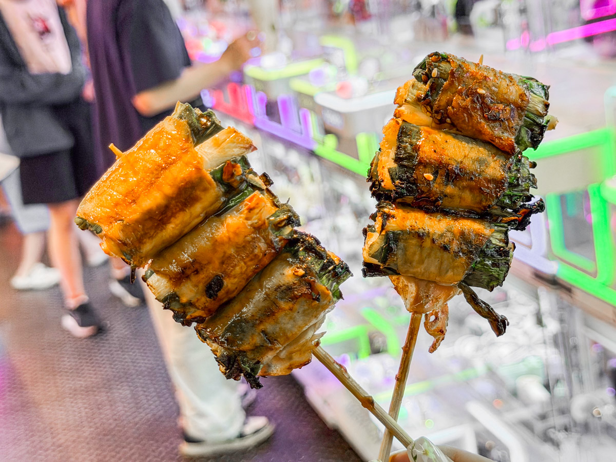 羅東夜市美食,羅東美食,三星蔥肉串王子