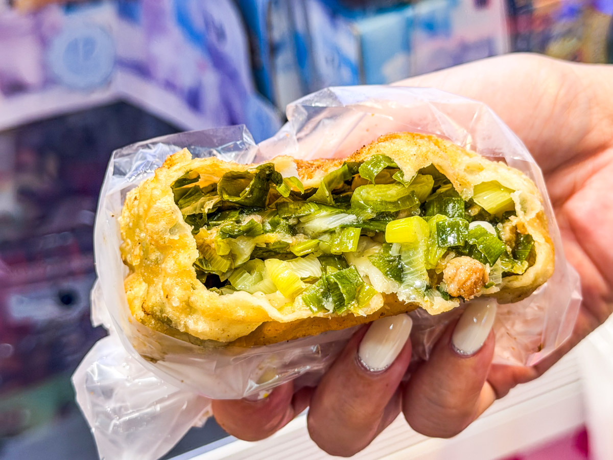 羅東夜市美食,羅東美食,玉本鋪三星蔥餅