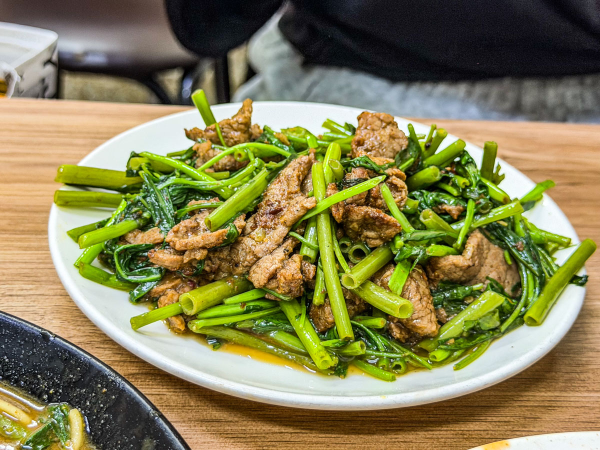 台北美食,華西街夜市美食,郭家炒牛肉