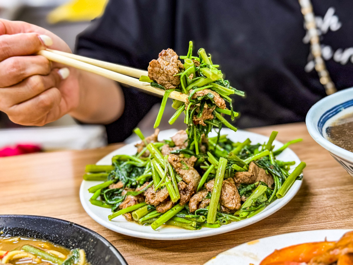 台北美食,華西街夜市美食,郭家炒牛肉