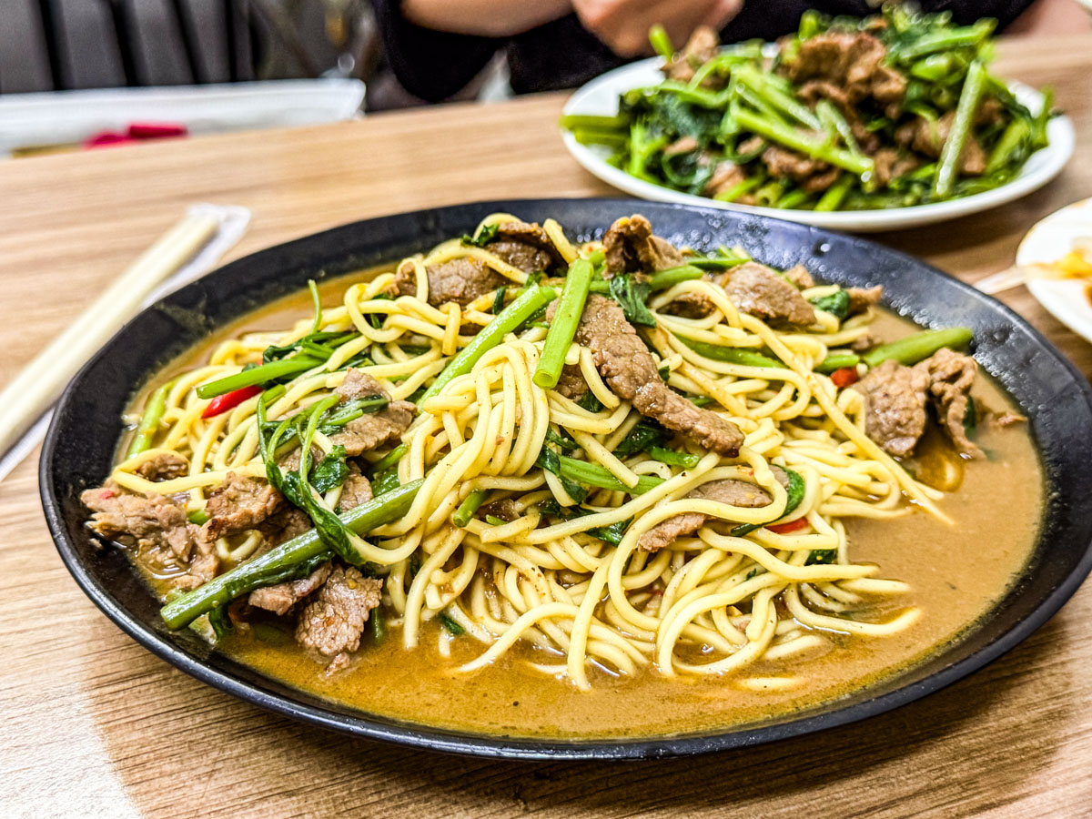 台北美食,華西街夜市美食,郭家炒牛肉