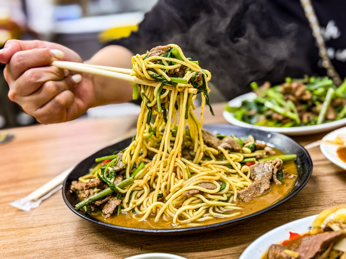 台北美食,華西街夜市美食,郭家炒牛肉