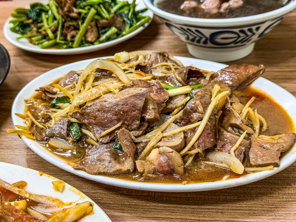 台北美食,華西街夜市美食,郭家炒牛肉