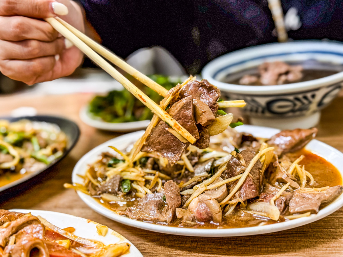 台北美食,華西街夜市美食,郭家炒牛肉