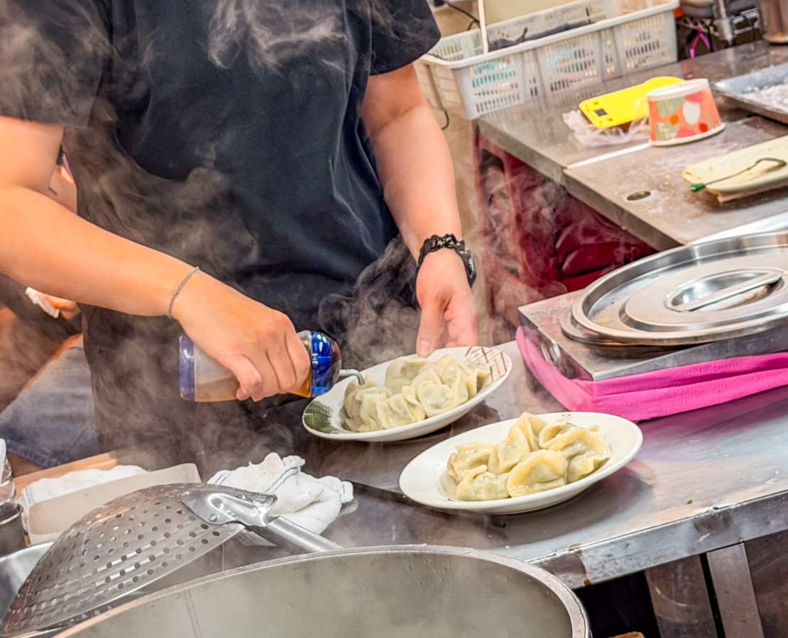 基隆美食,基隆仁愛市場美食,林家三鮮水餃
