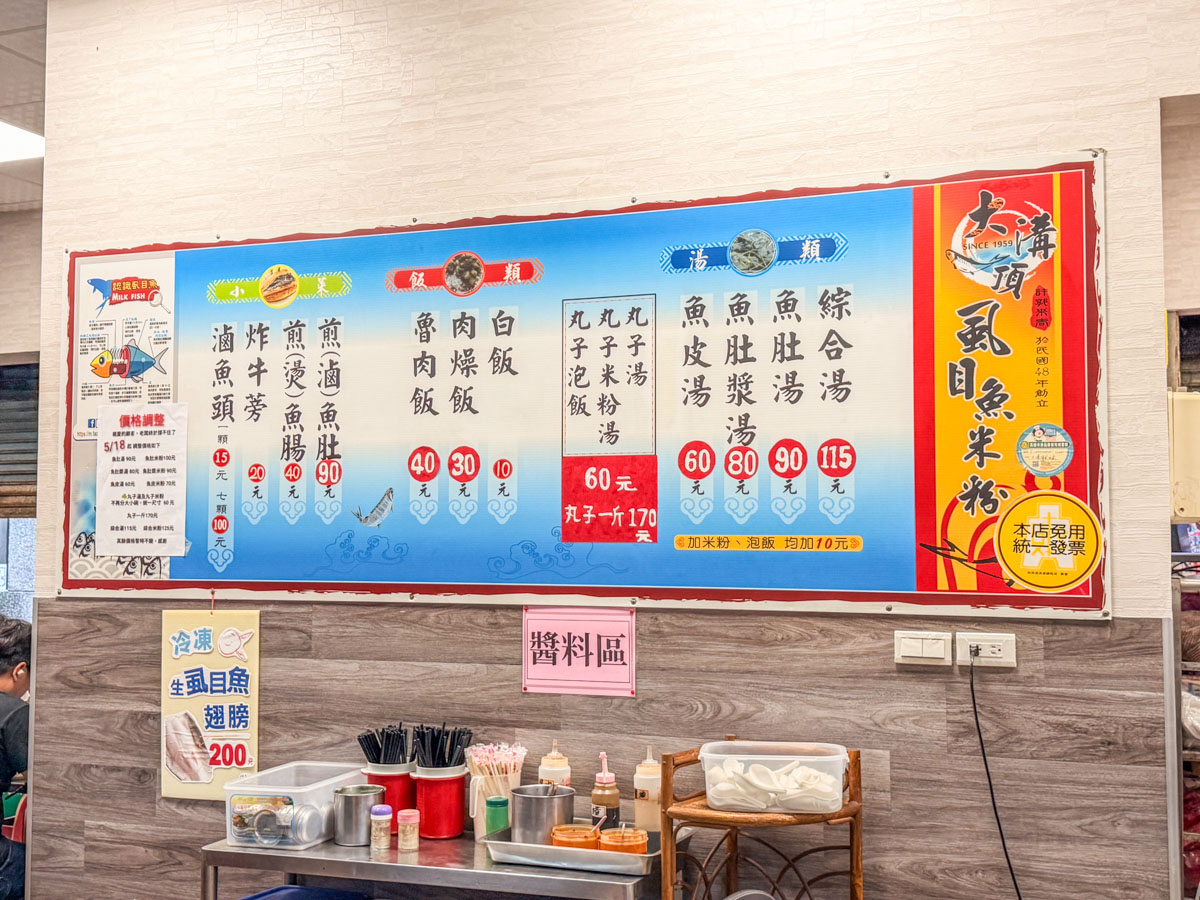 高雄美食,高雄小吃,大溝頂虱目魚米粉湯 高雄美食,高雄小吃,大溝頂虱目魚米粉湯