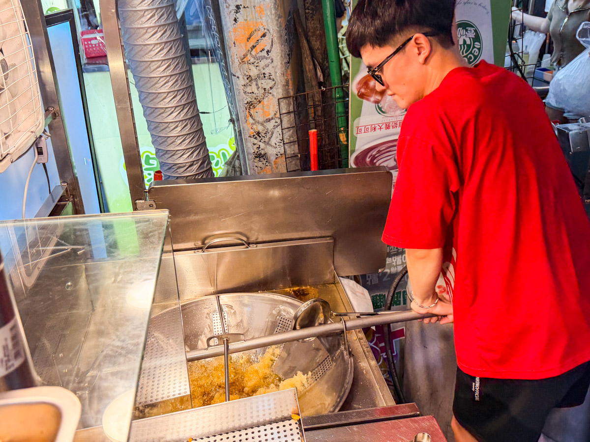 台北美食,士林夜市美食,裕翔地瓜球