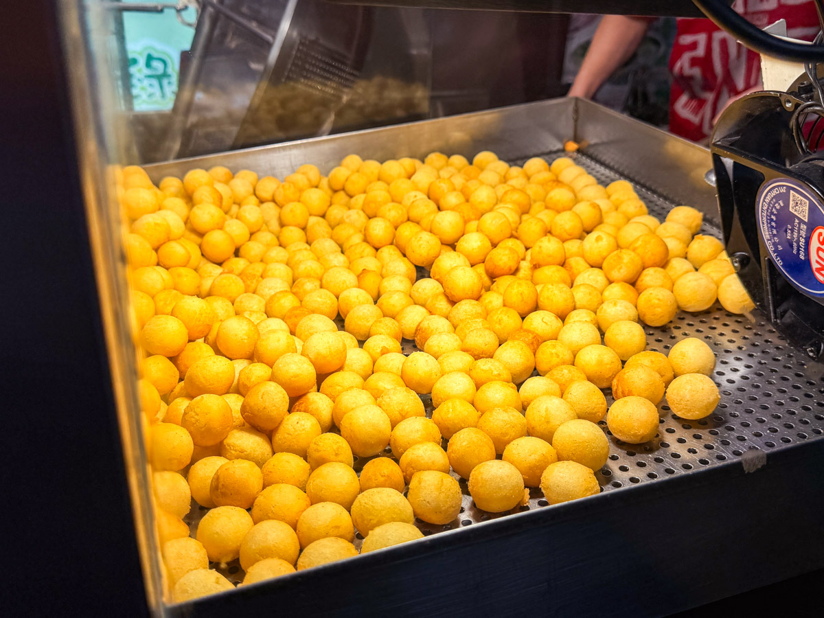 台北美食,士林夜市美食,裕翔地瓜球