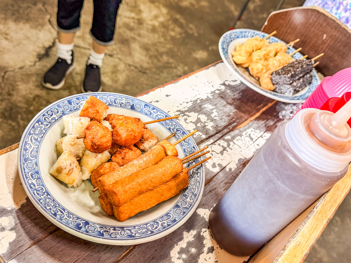 台南美食,台南香腸,體育場阿輝黑輪
