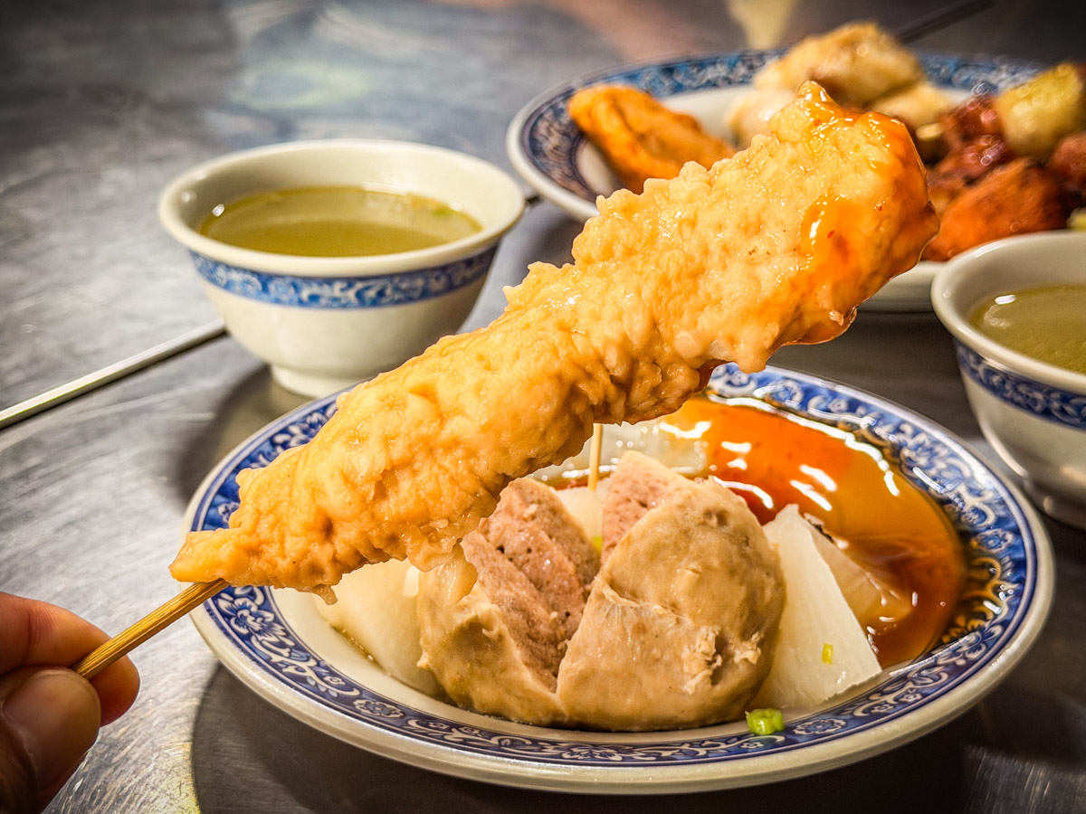 台南美食,台南香腸,體育場阿輝黑輪