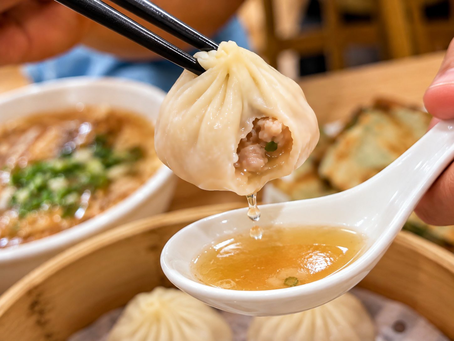 淡水美食,淡水小籠包,宋朝餡餅粥